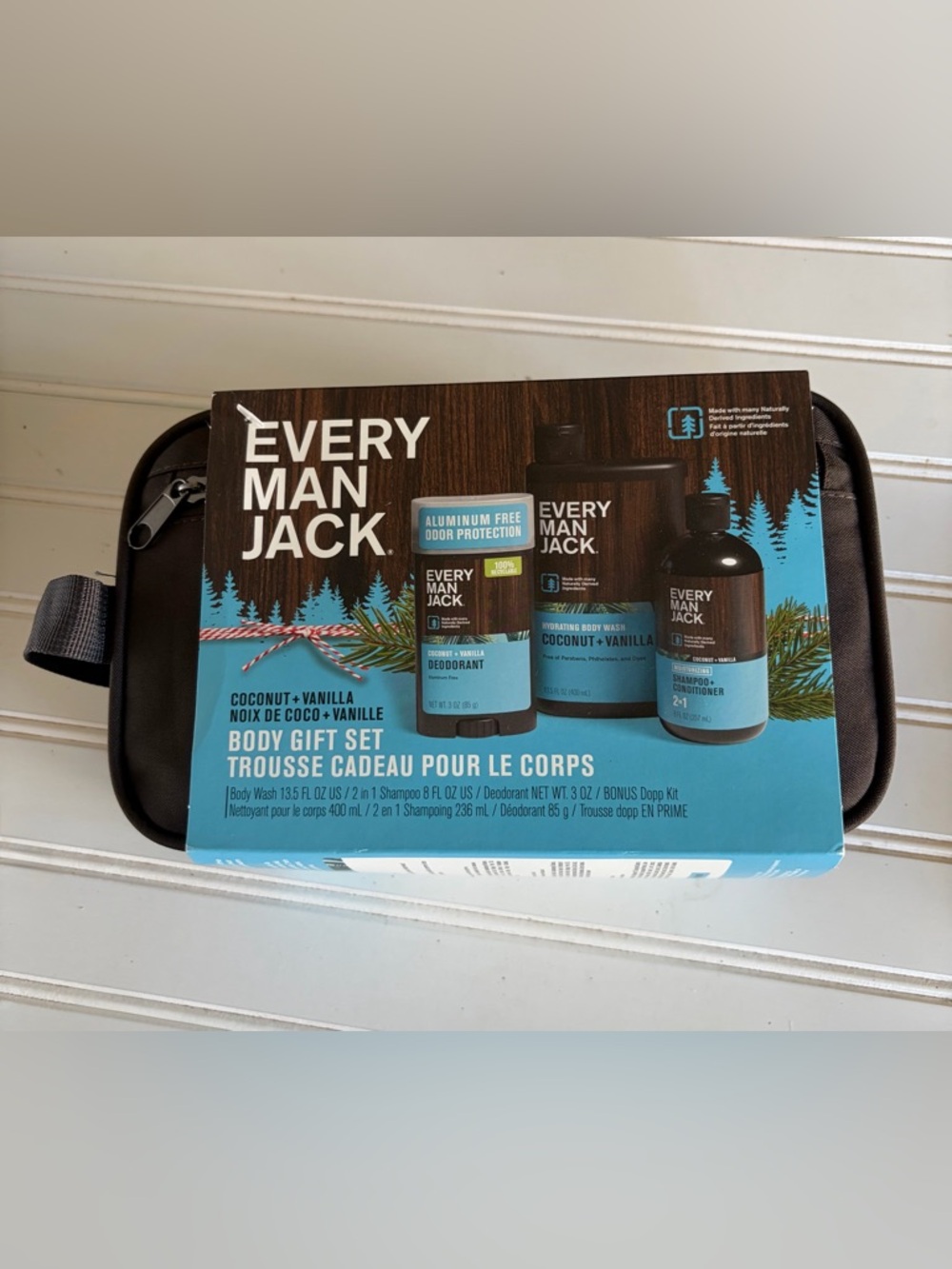 Every Man Jack Coconut + Vanilla Body Gift Set - Blue & Brown
